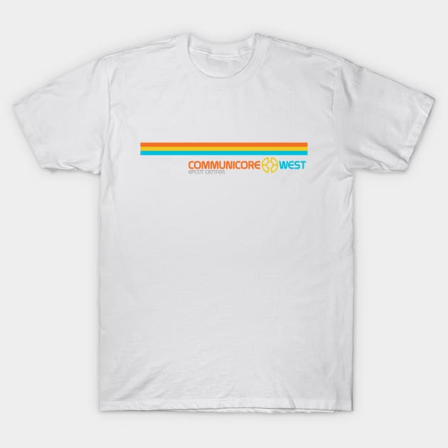 Communicore West T-Shirt by BurningSettlersCabin